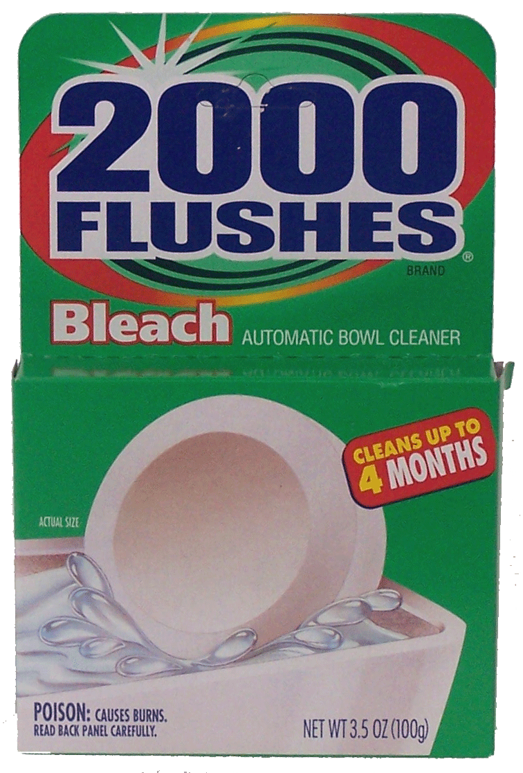 2000 Flushes&nbsp;&nbsp;bleach automatic bowl cleaner tank drop in Full-Size Picture